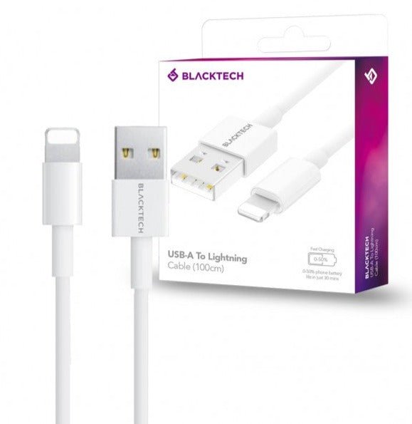 BlackTech USB - Lightning Cable 1m - Fusion Phones