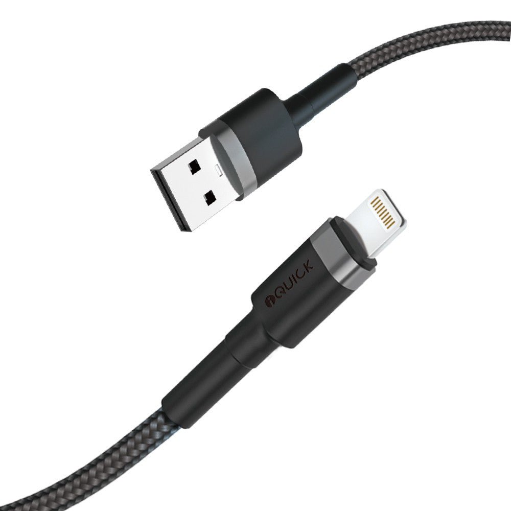 USB A - Lightning Cable 1M - Fusion Phones